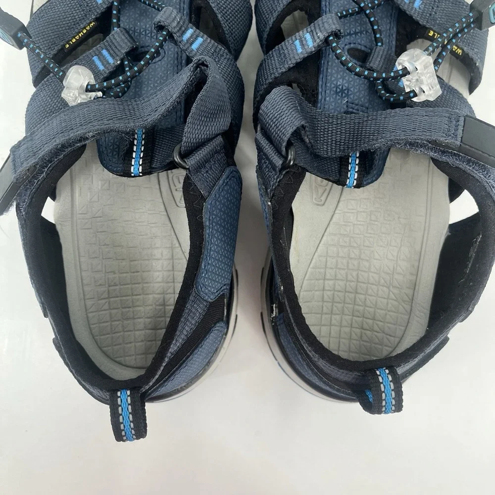Keen Mens Newport H2 Closed Toe Water Sandals Navy Blue‎ 7 Slip On